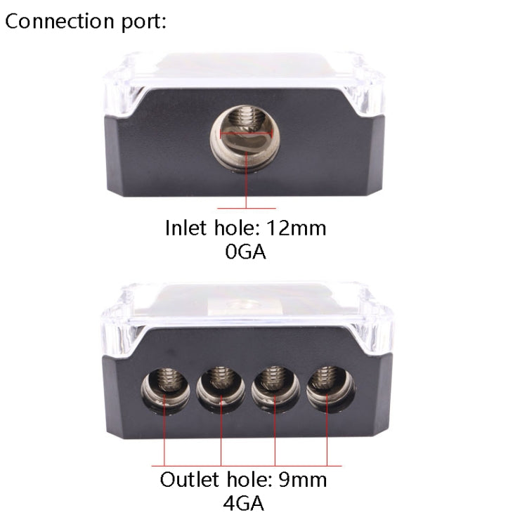 Car Audio Power Amplifier One Point Four Junction Box Hub Splitter(DB29)