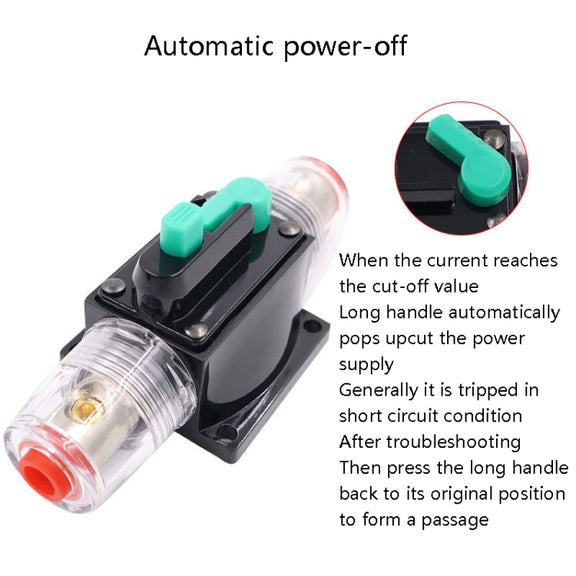 CB9 Car Audio Insurance RV Yacht Circuit Breaker Switch Short Circuit Overload Protection Switch, Specification: 100A