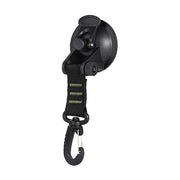 3 PCS Car Tent Suction Cup Home Users Outside Travel Portable Suction Cup Hook Round Carabiner(Green)