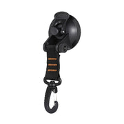 3 PCS Car Tent Suction Cup Home Users Outside Travel Portable Suction Cup Hook Round Carabiner(Orange)