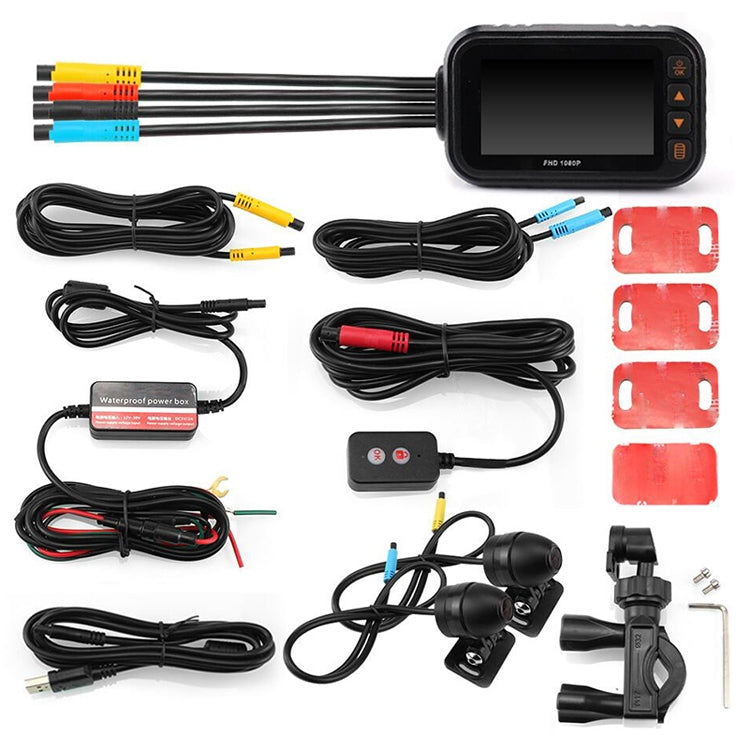 MT35B 1080P Water-resistant HD Motorcycle Driving Recorder Mobile Phone Interconnection Locomotive Recorder