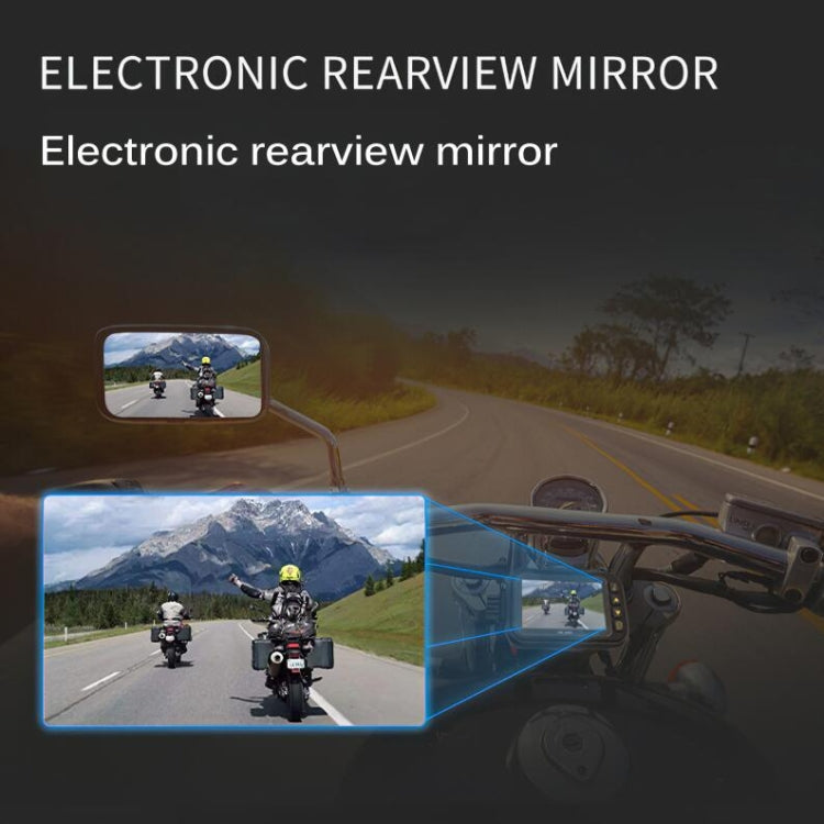 MT35B 1080P Water-resistant HD Motorcycle Driving Recorder Mobile Phone Interconnection Locomotive Recorder