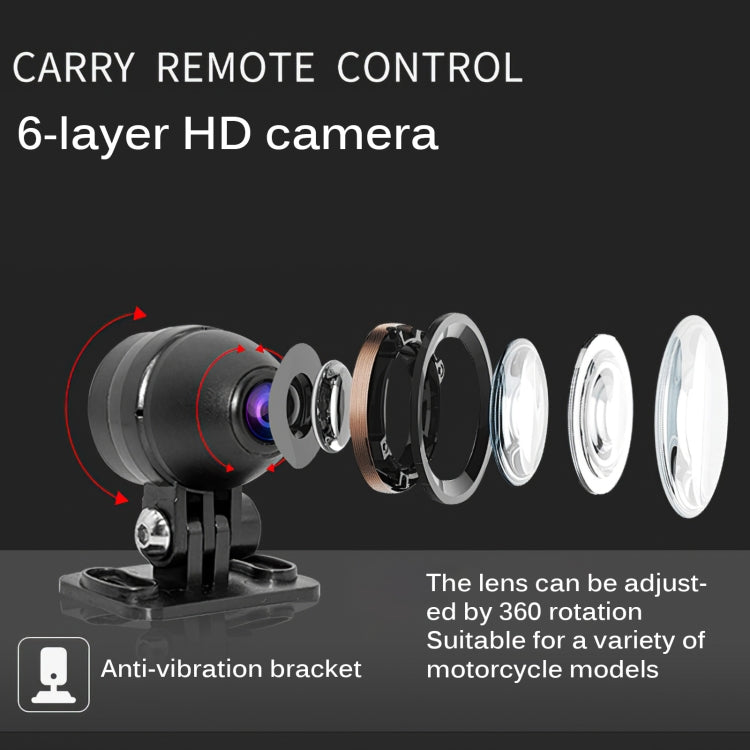 MT35B 1080P Water-resistant HD Motorcycle Driving Recorder Mobile Phone Interconnection Locomotive Recorder