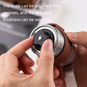 Portable Hand Crank Coffee Machine Stainless Steel Manual Grinder(Medium)