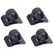 10 PCS Mountain Road Bicycle Hose Line Guide Adhesive Wire Seat Frame Cable Fixing C Buckle, Style: Plastic Buckle(Black) - free shipping - PMc TechLife - Order now!