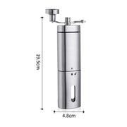 Household Stainless Steel Hand-Cranked Coffee Machine Grinder(Transparent Model)
