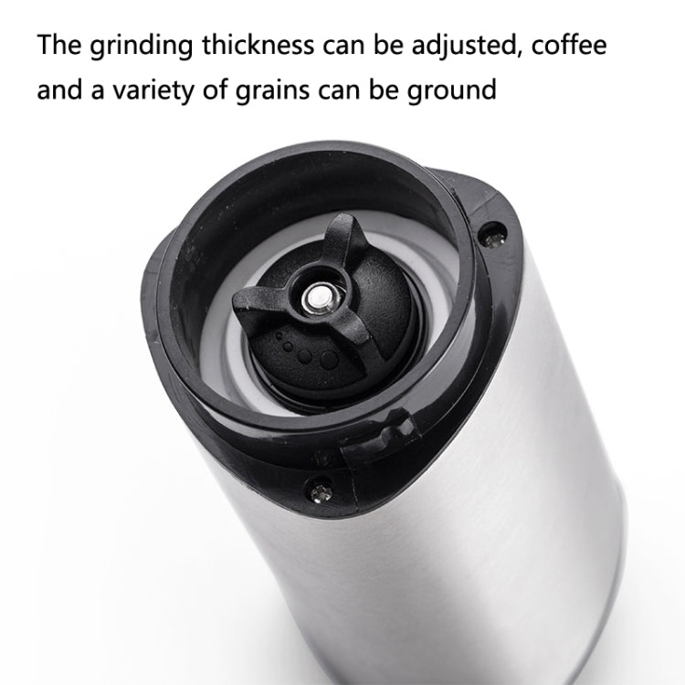 Household Stainless Steel Hand-Cranked Coffee Machine Grinder(Transparent Model)