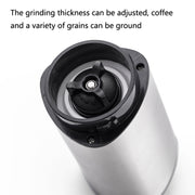 Household Stainless Steel Hand-Cranked Coffee Machine Grinder(Transparent Model)