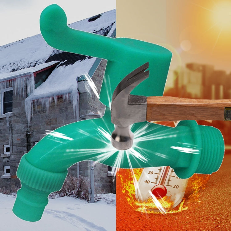 10pcs All Plastic Freeze-Resistant Washing Machine Faucet 3/4  inch  (Random Delivery)