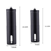 Hand Crank Coffee Machine Manual Pepper Mill Grinder(Large Black)