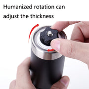 Hand Crank Coffee Machine Manual Pepper Mill Grinder(Mid Black)
