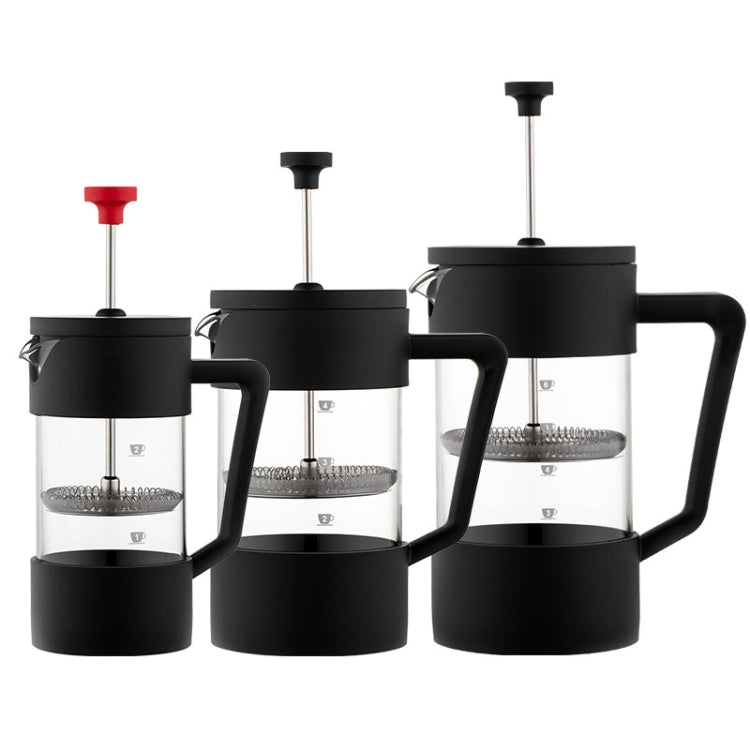 Household Hand Brewed Coffee French Filter Press Pot Glass Tea Maker(350ml)