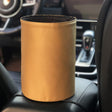 2 PCS Leather Foldable Car Trash Can Mini Chair Back Suspended Waterproof Trash Can(Beige) - Stowing Tidying by PMC TechLife | Online Shopping South Africa | PMC TechLife | Buy Now Pay Later Mobicred