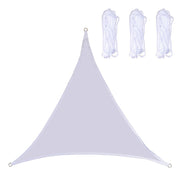 Triangle Outdoor Garden Sunshade Sail Water-resistant Anti-UV Canopy, Size: 2m x 2m x 2m(White)