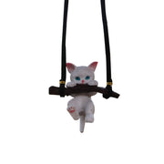 2 PCS Car Pendant Car Decoration Cat Pendant(Branches Cat)