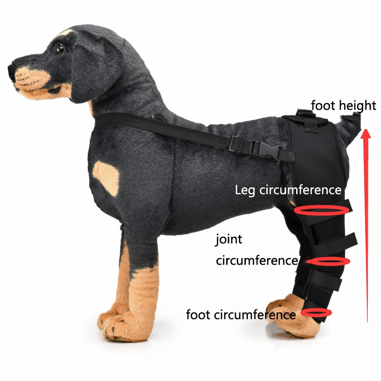 Pet Dog Leg Knee Guard Surgery Injury Protective Cover, Size: M(Blue)