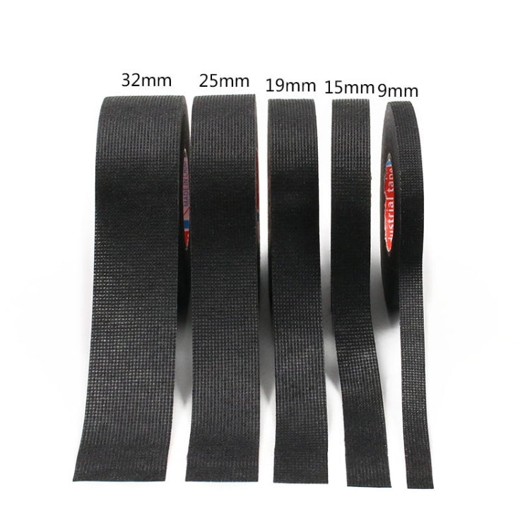 Automotive Wiring Harness Flannel Tape High Temperature Resistant And Water-resistant Wire And Cable Insulation Tape, Size: 19mm x 25m