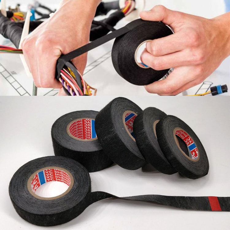 Automotive Wiring Harness Flannel Tape High Temperature Resistant And Water-resistant Wire And Cable Insulation Tape, Size: 19mm x 25m