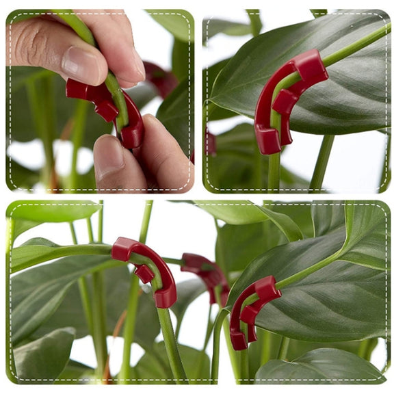 30 in 1Y0082 90 Degree Plant Bender Auxiliary Device Gardening Plant Tool(Red)