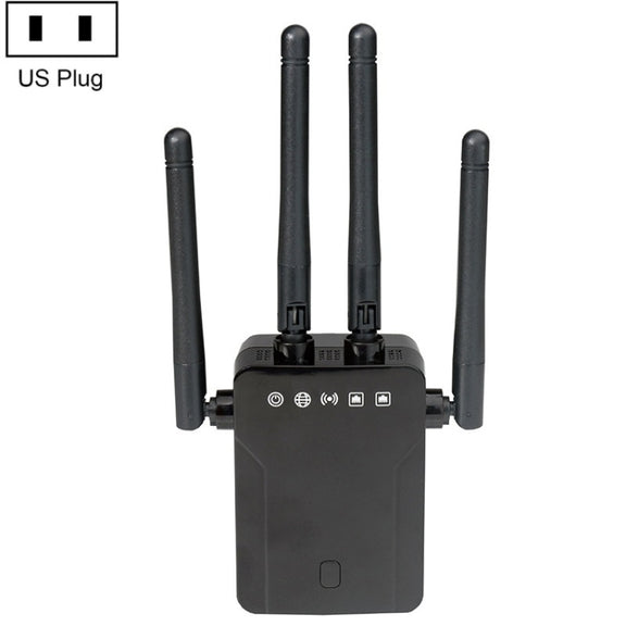 M-95B 300M Repeater WiFi Booster Wireless Signal Expansion Amplifier(Black