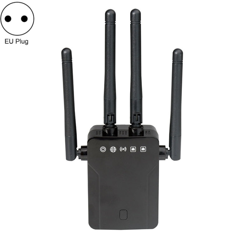 M-95B 300M Repeater WiFi Booster Wireless Signal Expansion Amplifier(Black