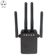 M-95B 300M Repeater WiFi Booster Wireless Signal Expansion Amplifier(Black - UK Plug) - Broadband Amplifiers by PMC TechLife | Online Shopping South Africa | PMC TechLife | Buy Now Pay Later Mobicred