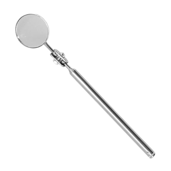 Car Repair Detection Mirror Universal Folding Telescopic Mirror Welding Chassis Inspection Mirror, Model: Silver 30mm