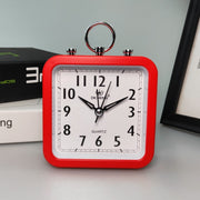 Candy Color Office Home Student Square Alarm Clock(Red)