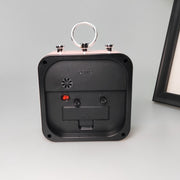 Candy Color Office Home Student Square Alarm Clock(Pink)