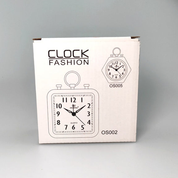 Candy Color Office Home Student Square Alarm Clock(Green)