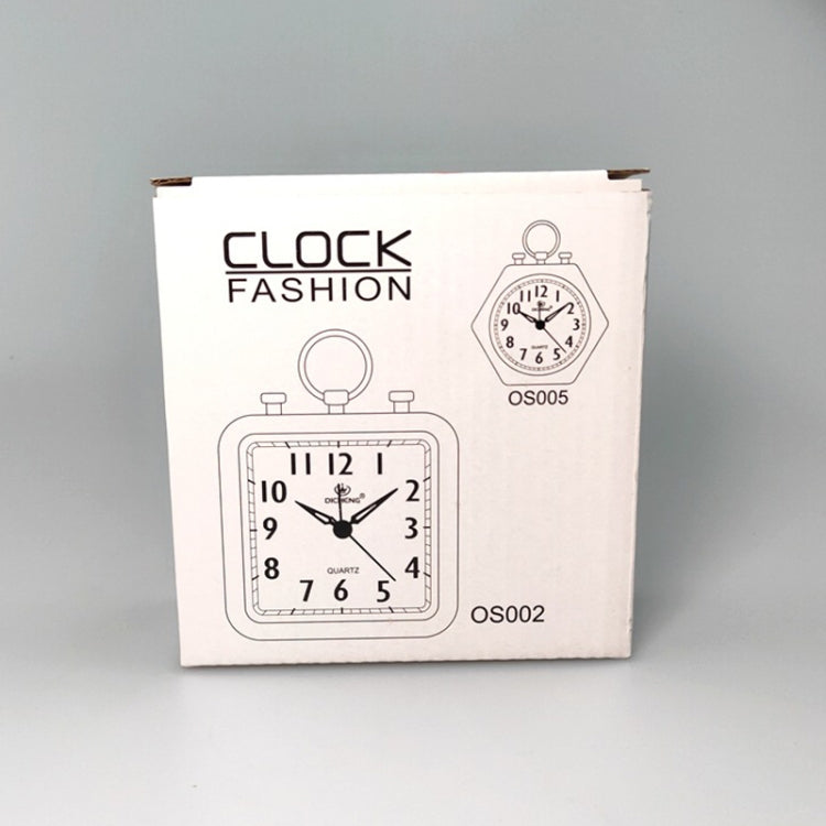 Candy Color Office Home Student Square Alarm Clock(Red)