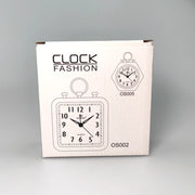 Candy Color Office Home Student Square Alarm Clock(Red)