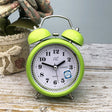 3 Inch Metal Bell Alarm Clock With Night Light Student Bedside Fashion Clock(Green) - Alarm Clocks by PMc TechLife | Online Shopping South Africa | PMc TechLife | Buy Now Pay Later Mobicred
