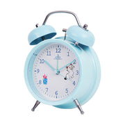 Student Cute Style Bell Alarm Clock Bedside Mute Clock With Light Specification��� Y36 4 Inch (Blue)