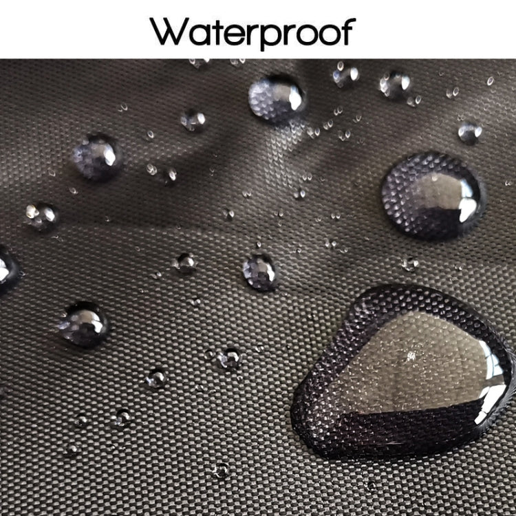 Water-resistant Dust-Proof And UV-Proof Inflatable Rubber Boat Protective Cover Kayak Cover, Size: 470x94x46cm(Black)