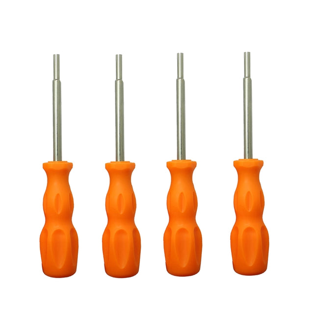 4 PCS Disassembly Tool Screwdriver Sleeve Applicable For Nintendo N64 / SFC / GB / NES / NGC(Orange Yellow 3.8mm)
