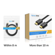 Jasoz HDMI High-Definition Projector Computer Video Cable Oxygen-Free Copper Core, Cable Length: 8m