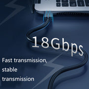 Jasoz HDMI High-Definition Projector Computer Video Cable Oxygen-Free Copper Core, Cable Length: 10m