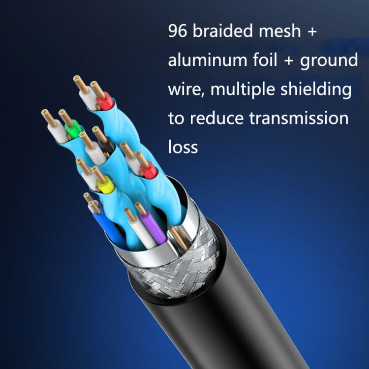 Jasoz HDMI High-Definition Projector Computer Video Cable Oxygen-Free Copper Core, Cable Length: 12m