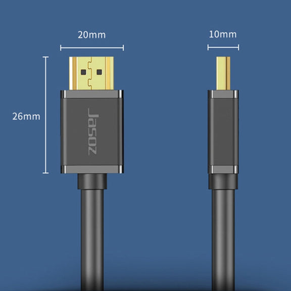 Jasoz HDMI High-Definition Projector Computer Video Cable Oxygen-Free Copper Core, Cable Length: 15m