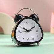 Student Metal Retro Digital Alarm Clock With Light(Black)