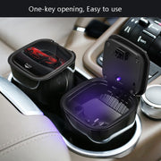 Automotive Supplies Car Loaded Ashtray(Bright Black)