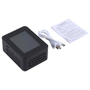 TVOC1 Portable CO2 Air Quality Formaldehyde Carbon Dioxide Detector Indoor Temperature Hygrometer with LED Digital Display(Black)