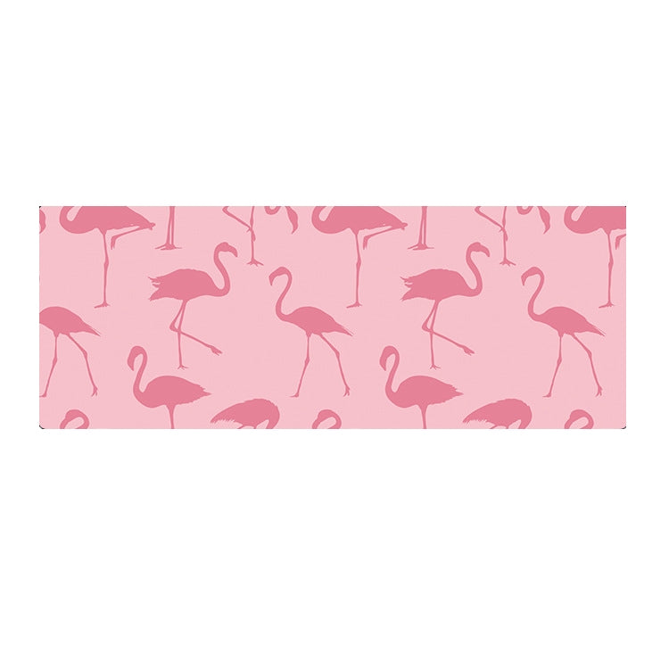 900x400x5mm Office Learning Rubber Mouse Pad Table Mat(7 Flamingo)