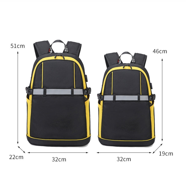 2101 Student Backpack Fashion Casual Backpack(Small Black)