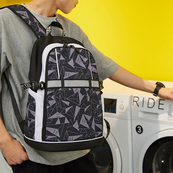 2101 Student Backpack Fashion Casual Backpack(Small Black)