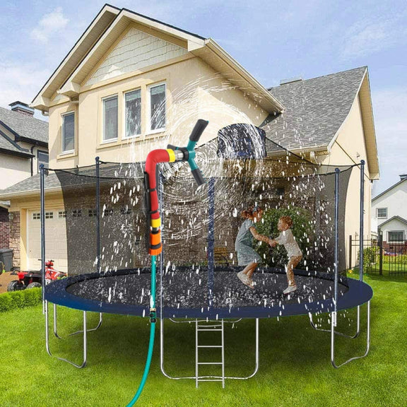 XZSSQ01 Gardening Supplies Garden Trampoline Rotating Sprinkler, Colour: Red Small