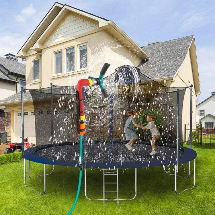 XZSSQ01 Gardening Supplies Garden Trampoline Rotating Sprinkler, Colour: Red Small