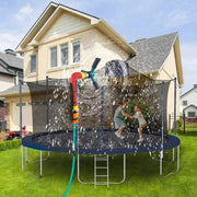XZSSQ01 Gardening Supplies Garden Trampoline Rotating Sprinkler, Colour: Red Big