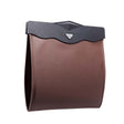 Car Trash Can Car Chair Back Hanging Storage Box Hidden Folding Storage Bag With LED Light(Mocha Brown) - Stowing Tidying by PMC TechLife | Online Shopping South Africa | PMC TechLife | Buy Now Pay Later Mobicred